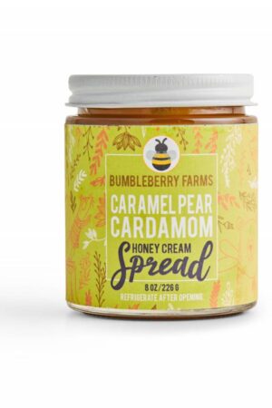 Caramel Pear Cardamon Honey Cream Spread