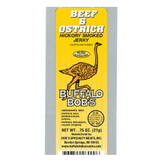 Buffalo Bob's Ostrich Jerky
