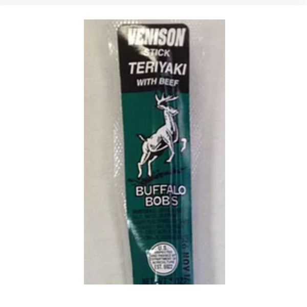 Buffalo Bob's Venison Teriyaki Stick